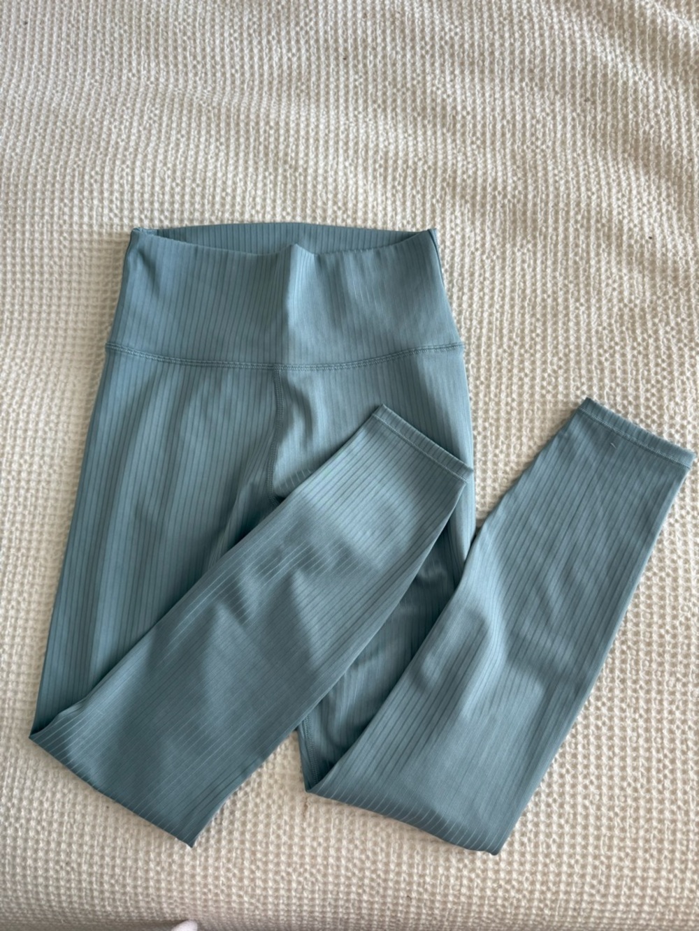 Vuori Inversion Rib Legging Mist Color XS - Picture 6 of 8
